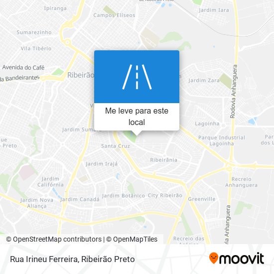 Rua Irineu Ferreira mapa