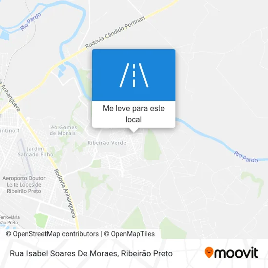 Rua Isabel Soares De Moraes mapa