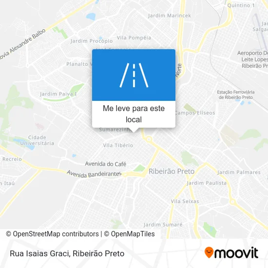 Rua Isaias Graci mapa