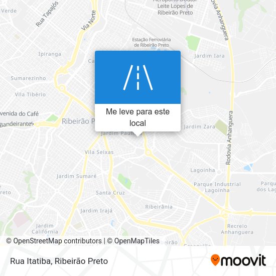 Rua Itatiba mapa