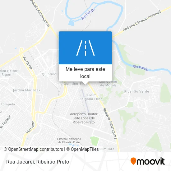Rua Jacareí mapa