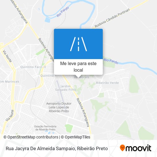 Rua Jacyra De Almeida Sampaio mapa