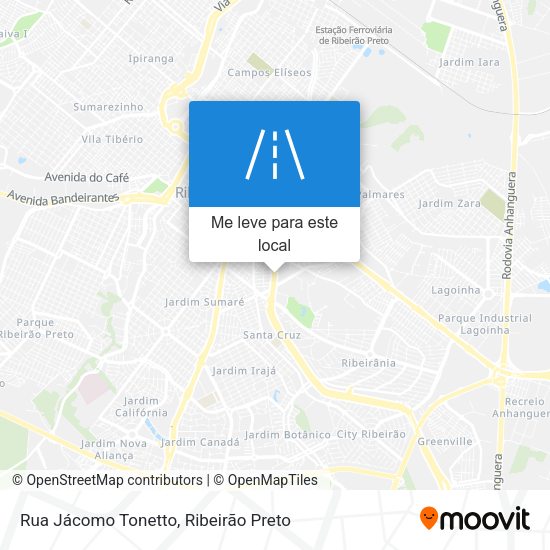 Rua Jácomo Tonetto mapa