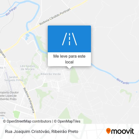 Rua Joaquim Cristóvão mapa