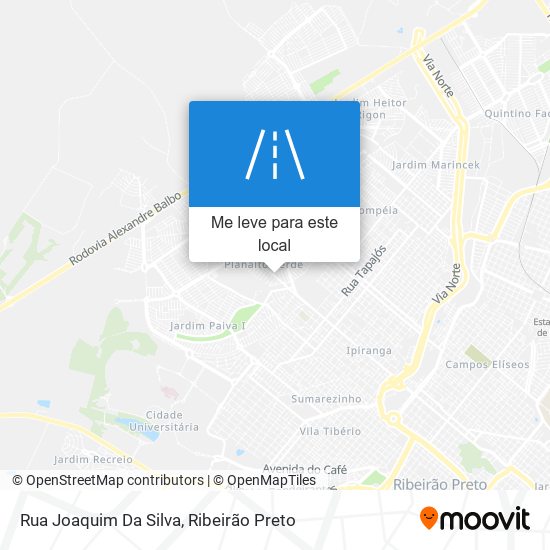 Rua Joaquim Da Silva mapa