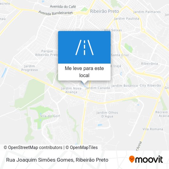 Rua Joaquim Simões Gomes mapa