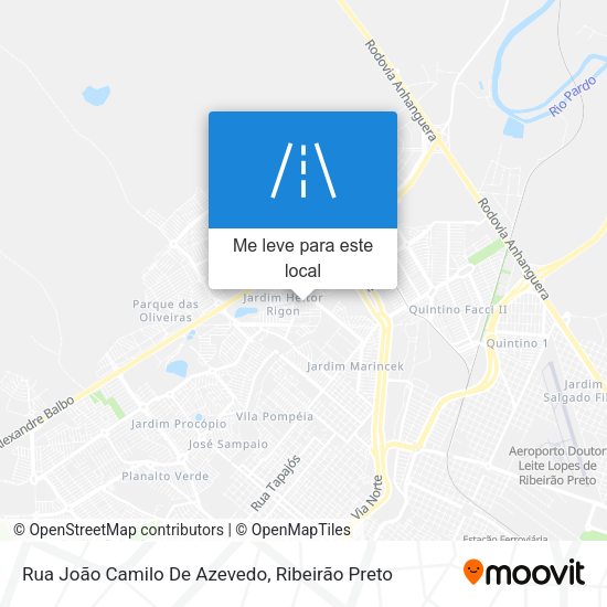 Rua João Camilo De Azevedo mapa