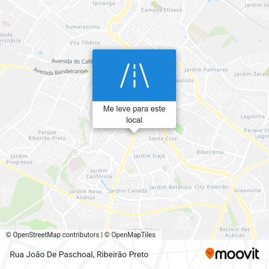 Rua João De Paschoal mapa