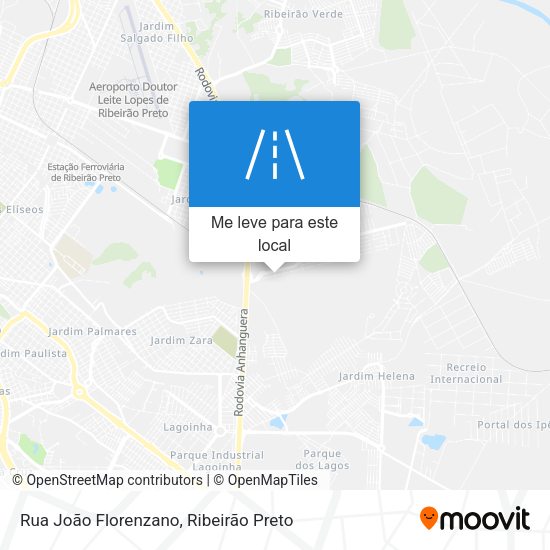 Rua João Florenzano mapa