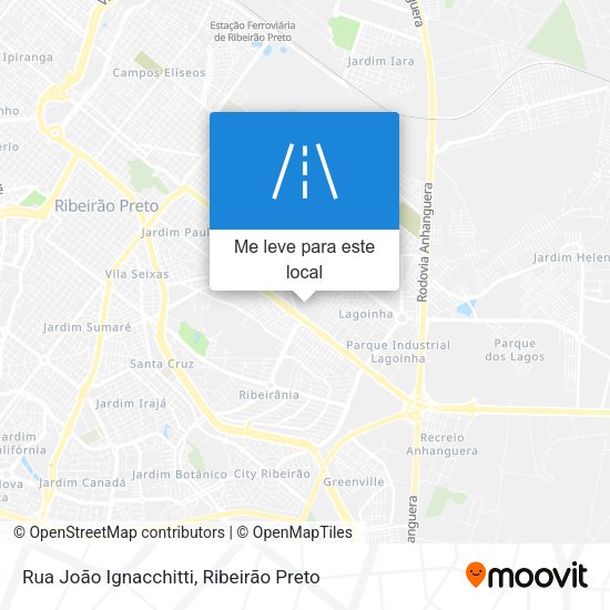 Rua João Ignacchitti mapa