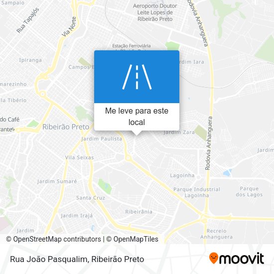 Rua João Pasqualim mapa