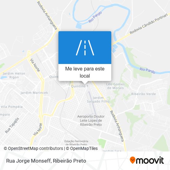 Rua Jorge Monseff mapa