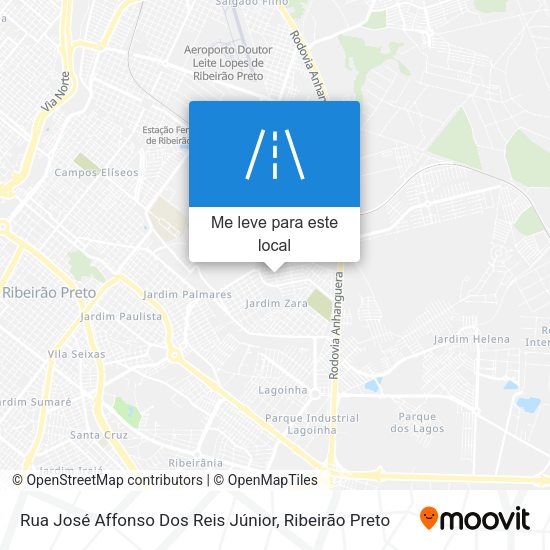 Rua José Affonso Dos Reis Júnior mapa