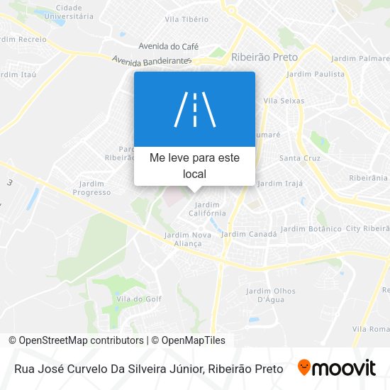 Rua José Curvelo Da Silveira Júnior mapa