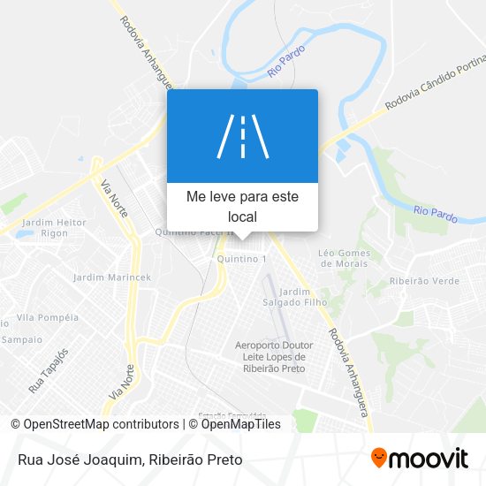 Rua José Joaquim mapa