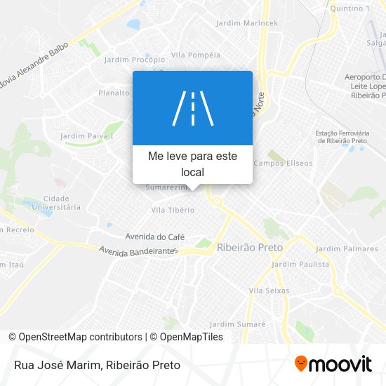 Rua José Marim mapa