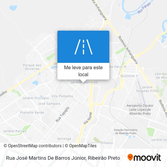 Rua José Martins De Barros Júnior mapa