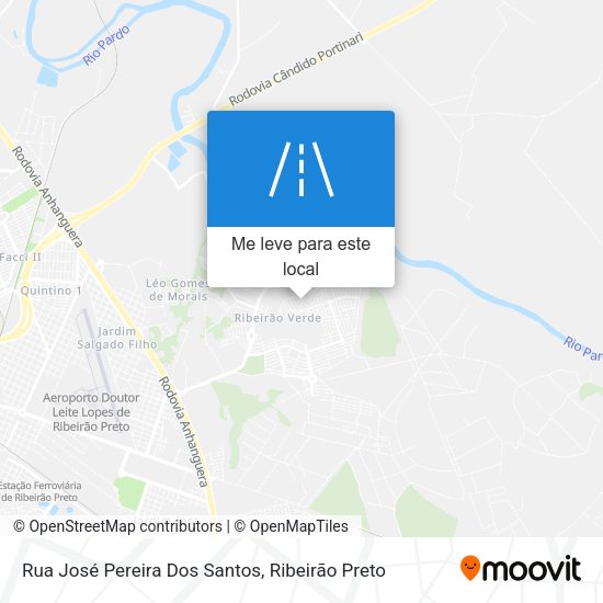 Rua José Pereira Dos Santos mapa