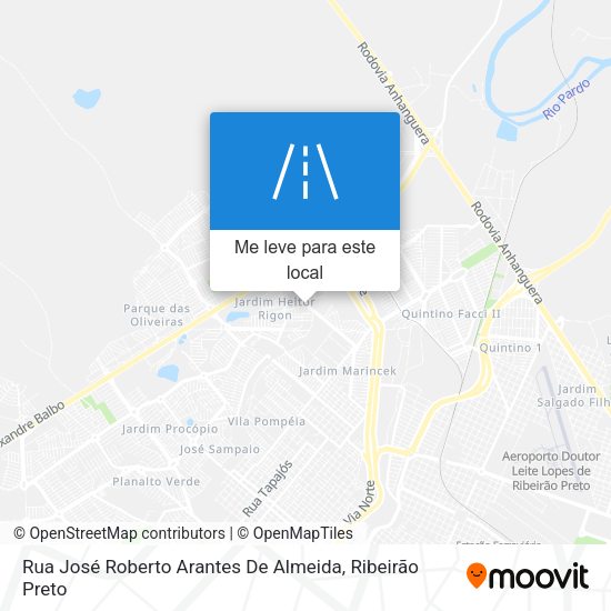Rua José Roberto Arantes De Almeida mapa