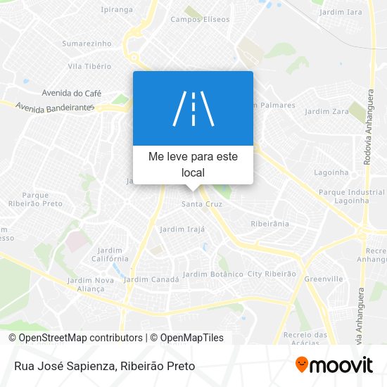 Rua José Sapienza mapa