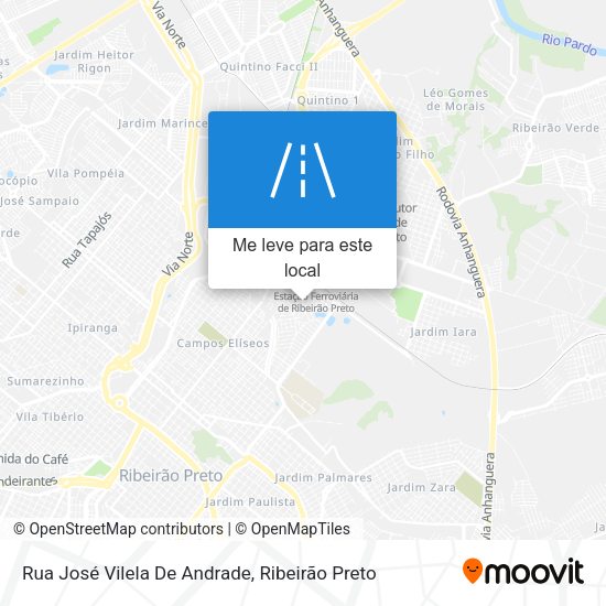 Rua José Vilela De Andrade mapa