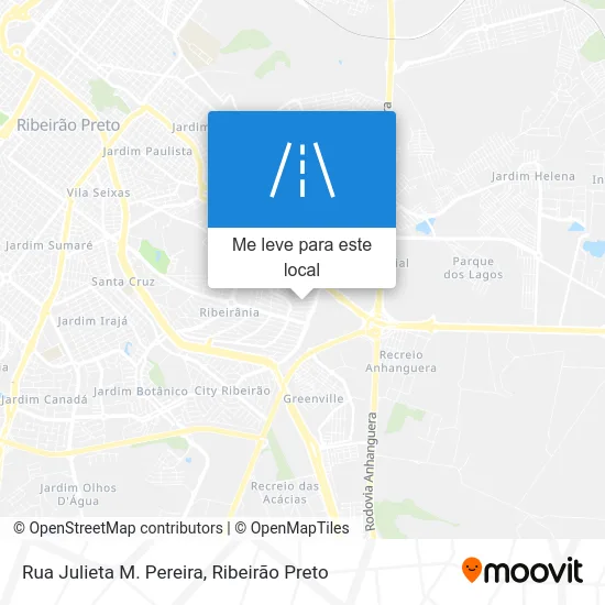 Rua Julieta M. Pereira mapa
