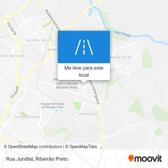 Rua Jundiaí mapa
