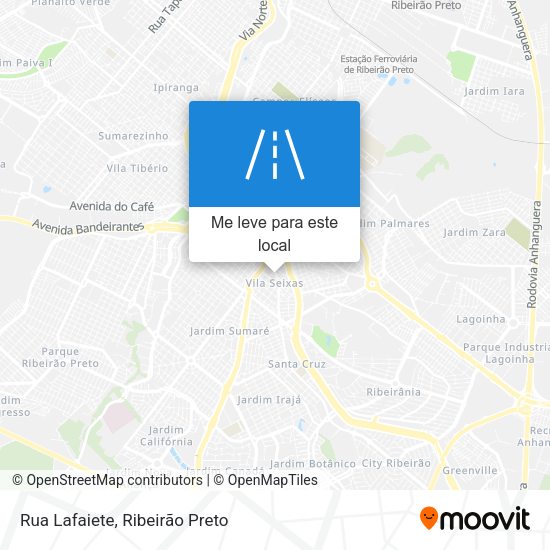 Rua Lafaiete mapa