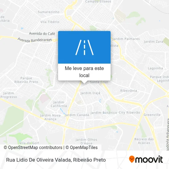 Rua Lidio De Oliveira Valada mapa