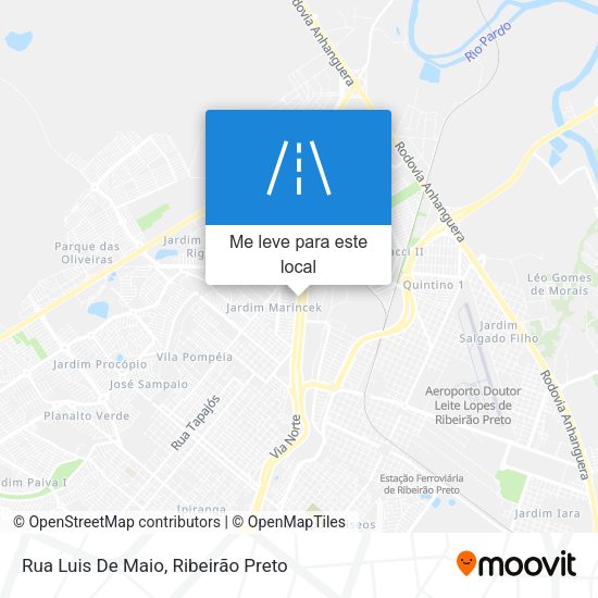 Rua Luis De Maio mapa