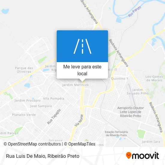 Rua Luis De Maio mapa