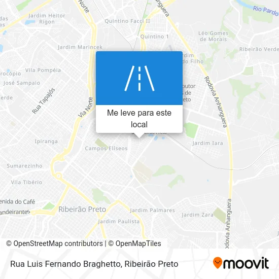 Rua Luis Fernando Braghetto mapa