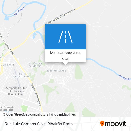 Rua Luiz Campos Silva mapa