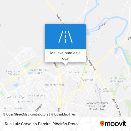 Rua Luiz Carvalho Pereira mapa