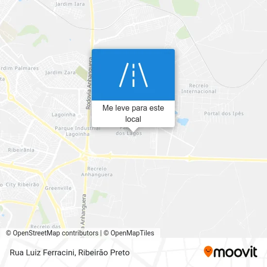 Rua Luiz Ferracini mapa