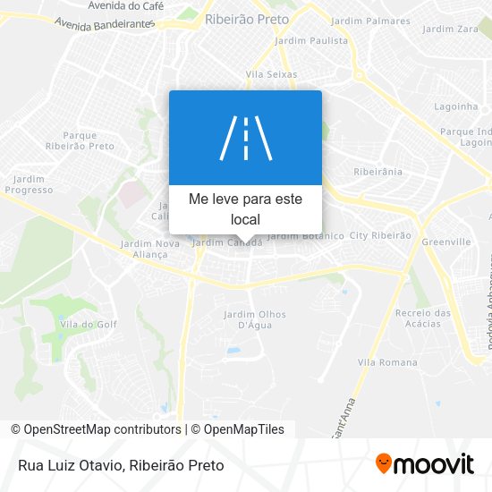 Rua Luiz Otavio mapa