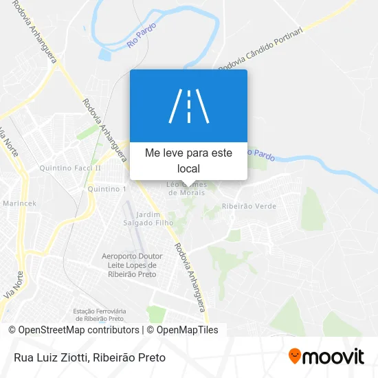 Rua Luiz Ziotti mapa