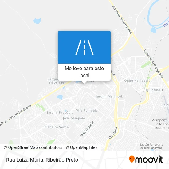Rua Luiza Maria mapa