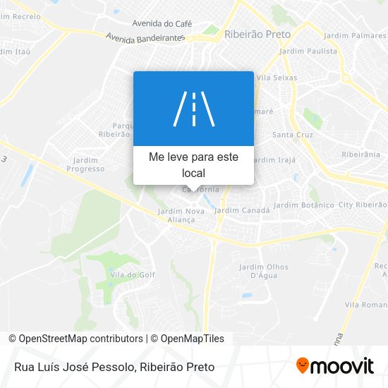 Rua Luís José Pessolo mapa