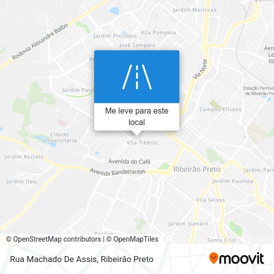 Rua Machado De Assis mapa