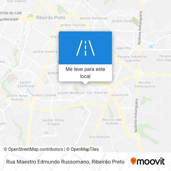 Rua Maestro Edmundo Russomano mapa