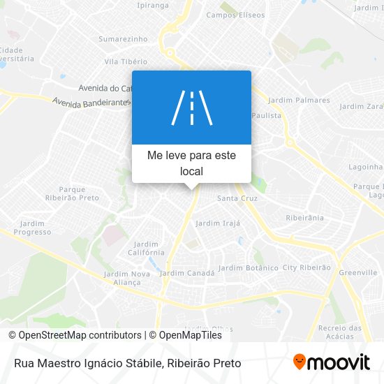 Rua Maestro Ignácio Stábile mapa