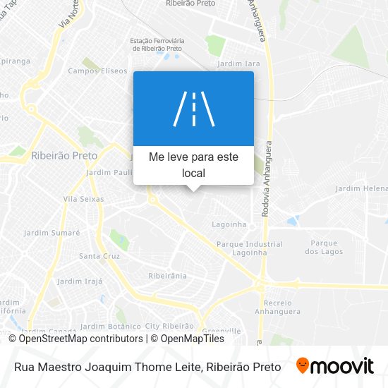Rua Maestro Joaquim Thome Leite mapa