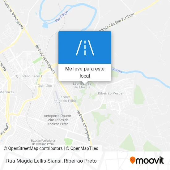 Rua Magda Lellis Siansi mapa