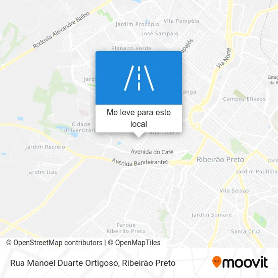 Rua Manoel Duarte Ortigoso mapa