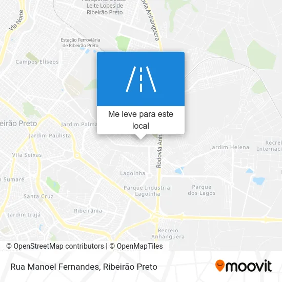 Rua Manoel Fernandes mapa