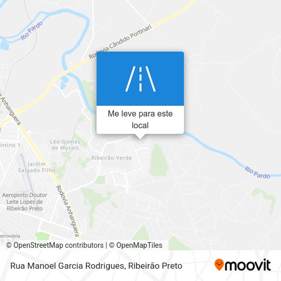 Rua Manoel Garcia Rodrigues mapa