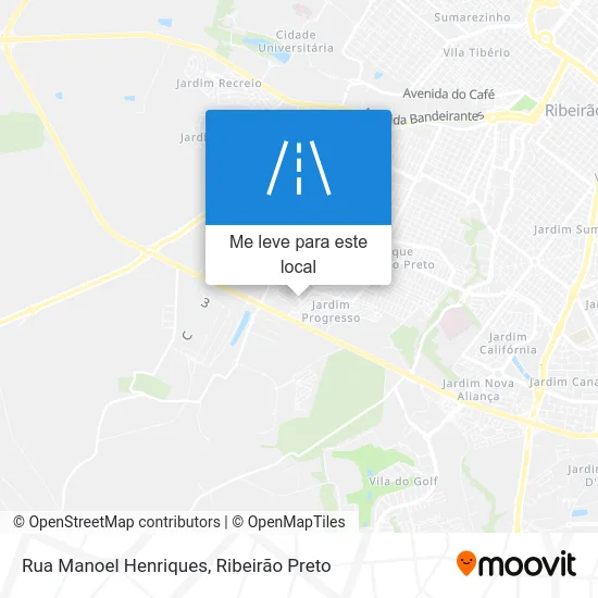 Rua Manoel Henriques mapa