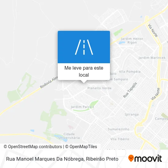 Rua Manoel Marques Da Nóbrega mapa