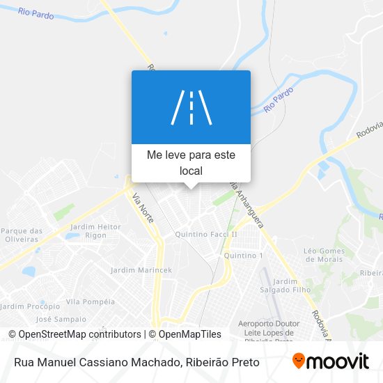Rua Manuel Cassiano Machado mapa